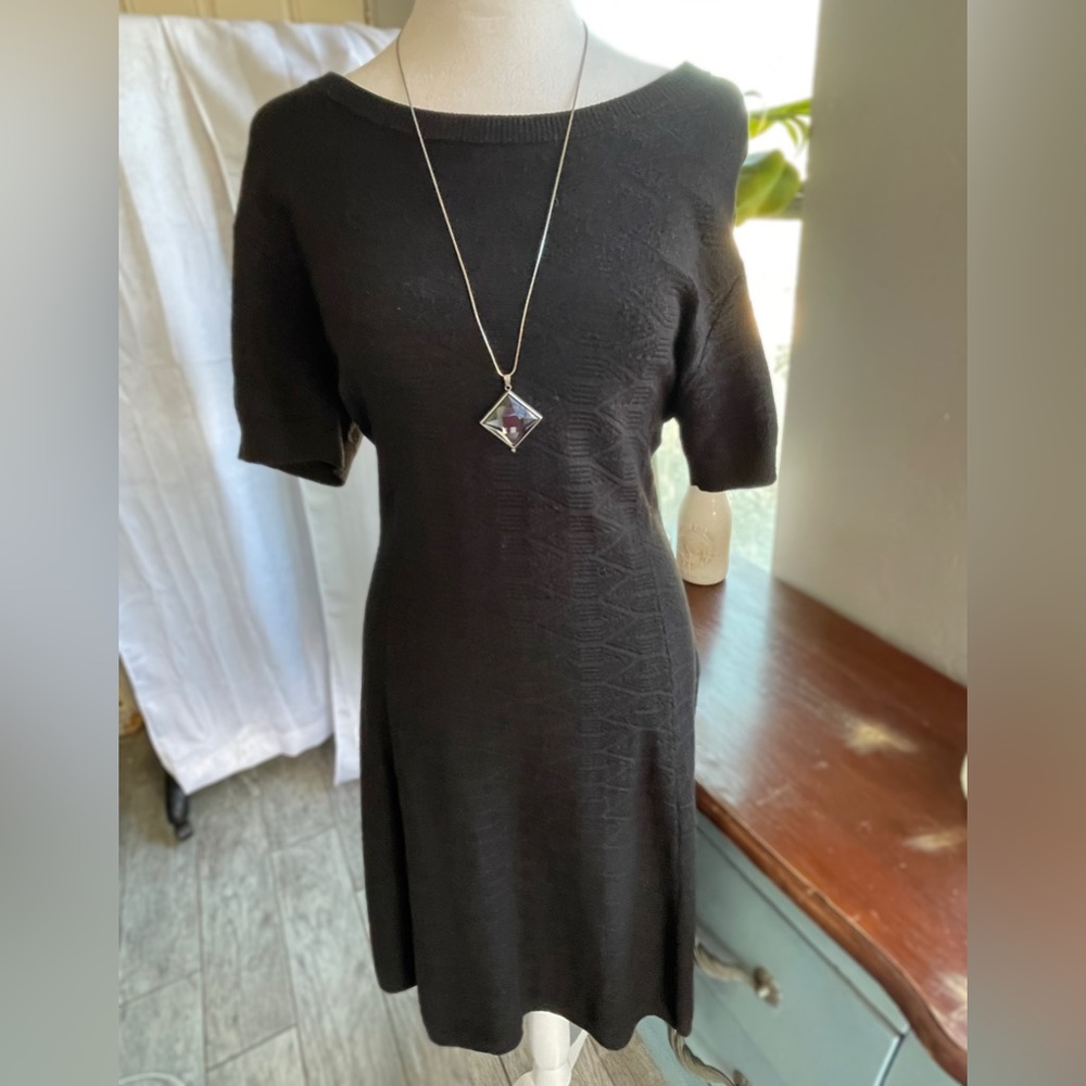 Michael Kors black Knitted MIDI